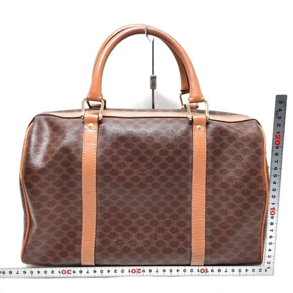 CELINE BOSTON LEATHER CANVAS EXCELLENT CONDITION - Picture 2 of 8